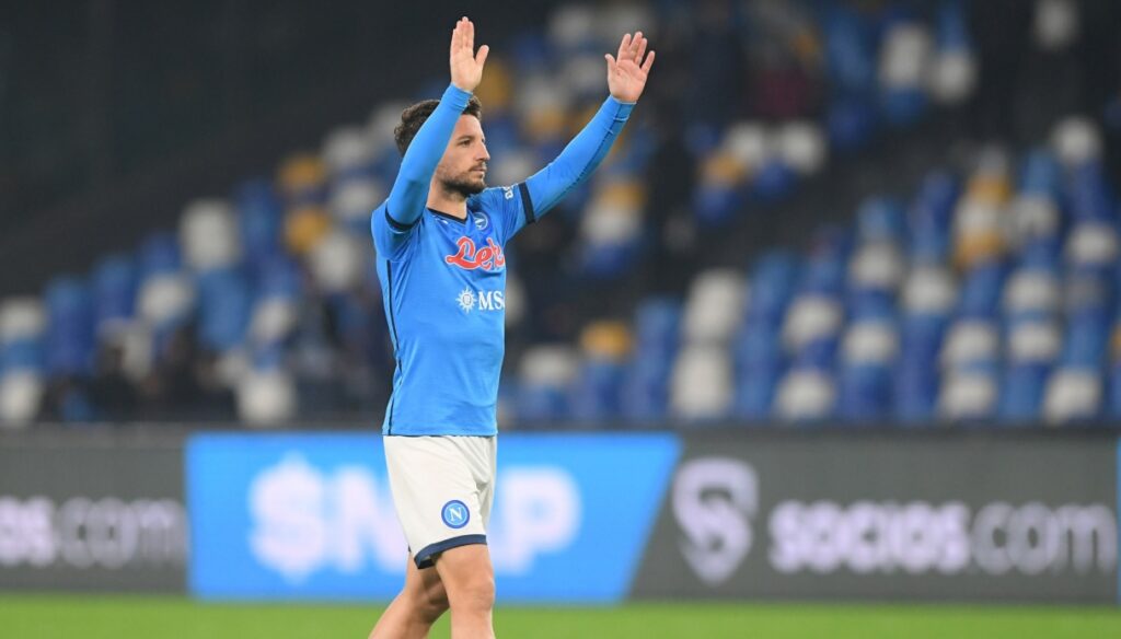 Dries Mertens, greeting to Napoli fans arrives