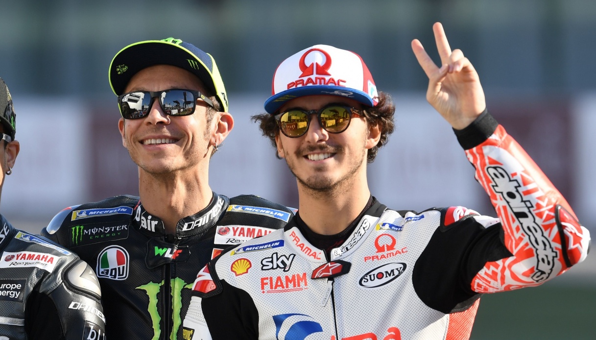 Pecco Bagnaia reveals Valentino Rossi's 