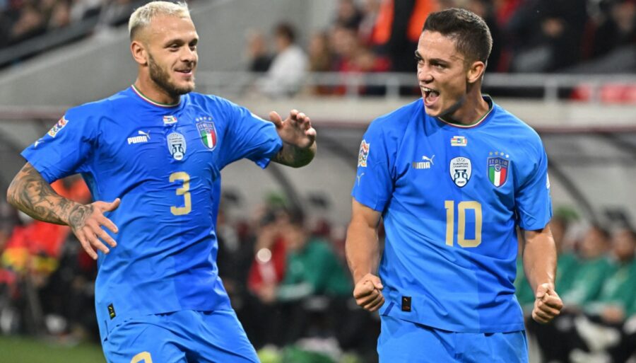 Italy to Nations League Final Four: Raspadori and Dimarco take care of it