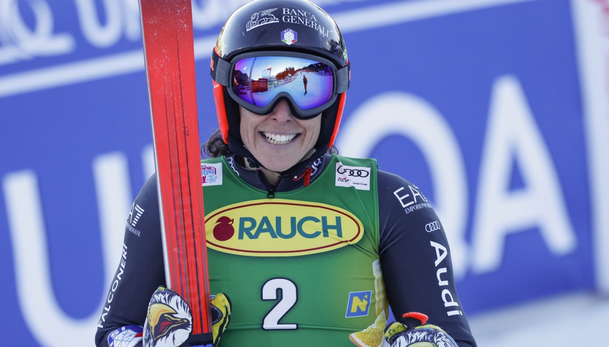 Federica Brignone smiles and aims for grand finale in giant slalom ...