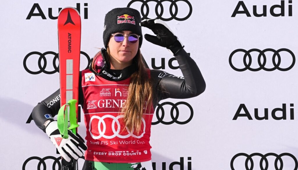 Sofia Goggia increasingly from red bib: Cortina at her feet - Sportal.eu