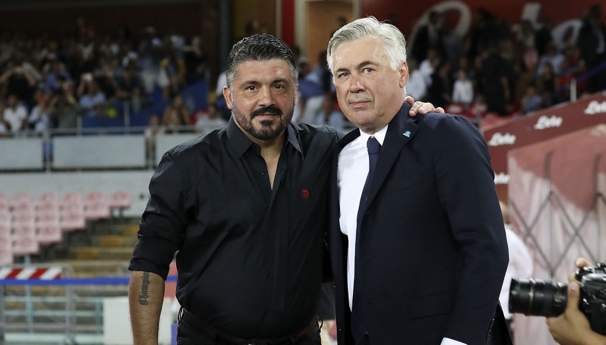 Tense nerves with Carlo Ancelotti, Gennaro Gattuso shuts down ...