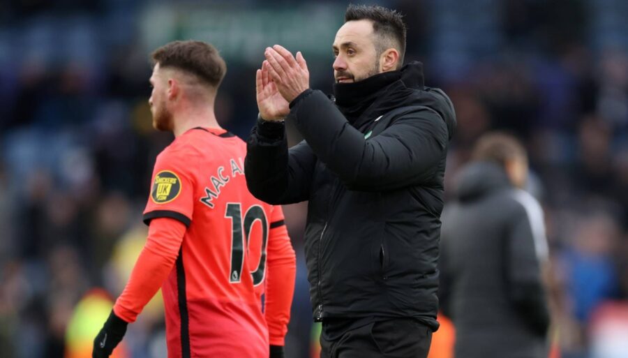 Roberto De Zerbi pushes Inter and Roma away