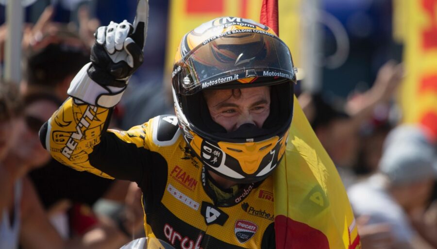 Sbk Misano, total triumph for Alvaro Bautista and Ducati