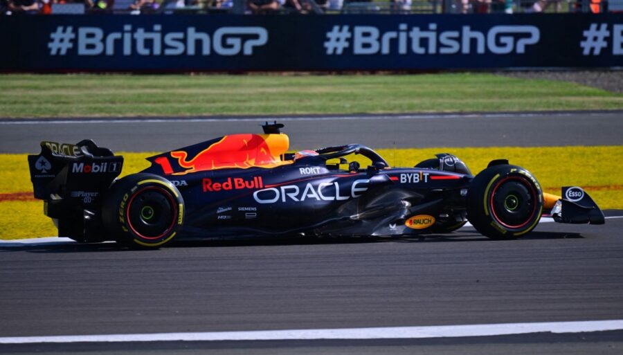 F1, Max Verstappen and Sergio Perez satisfied after free practice at Silverstone