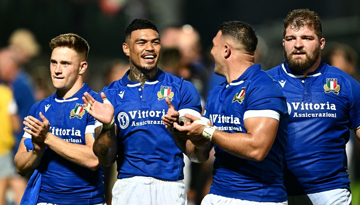 Italrugby, first training session in France