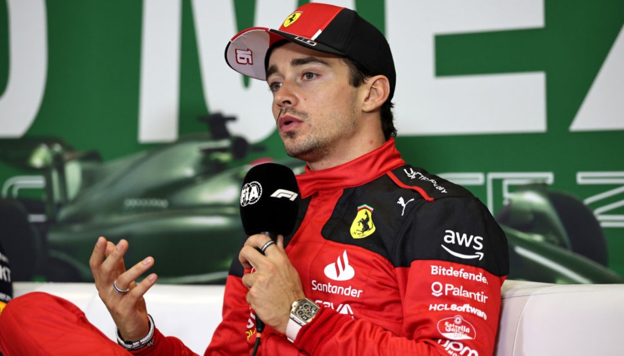 Charles Leclerc says he is not very sensitive to the Ferrari's