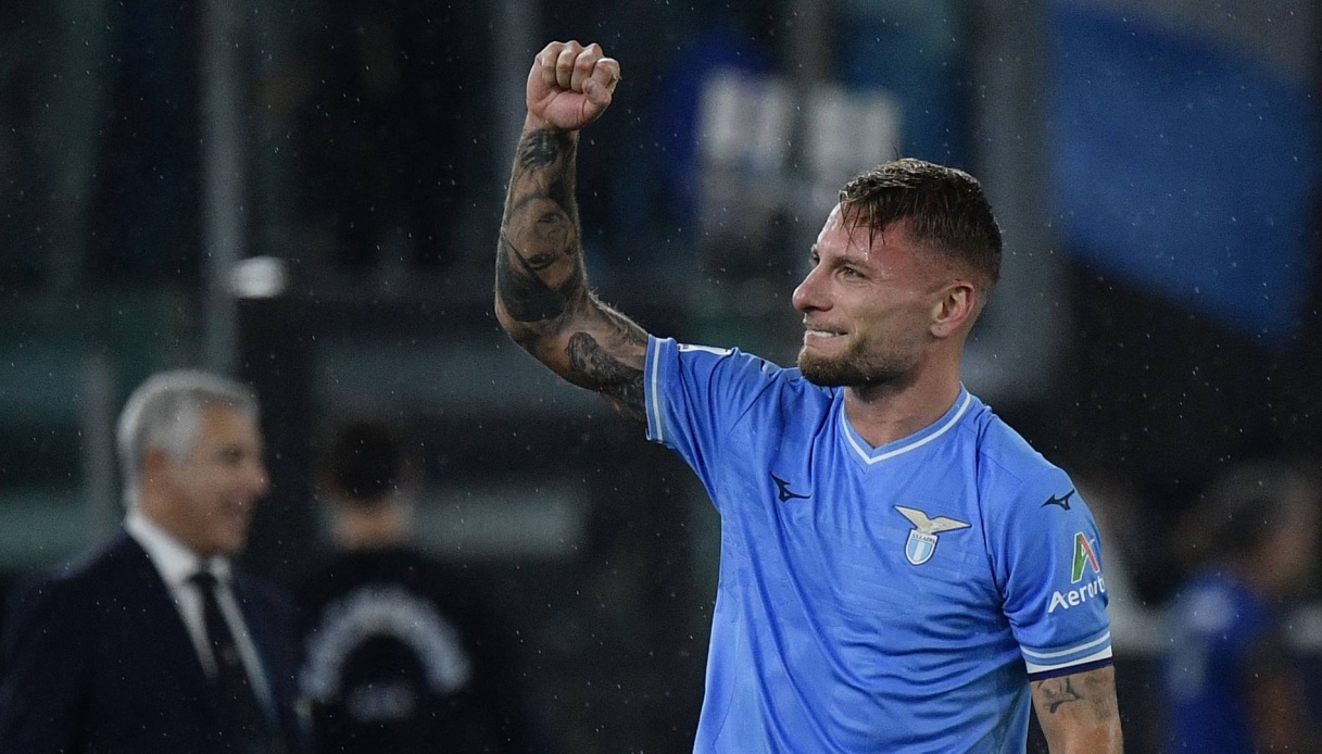 Ciro Immobile mocks Fiorentina in the 95th minute Lazio wins 1 0