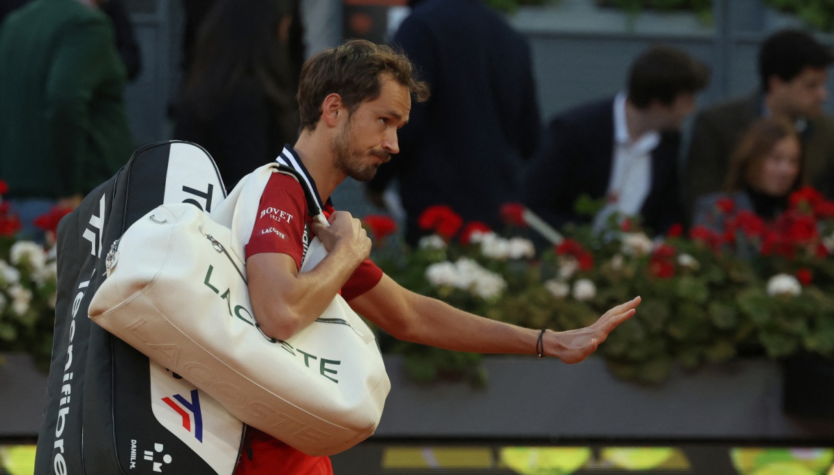 After Jannik Sinner, Madrid Masters 1000 also loses Daniil Medvedev to