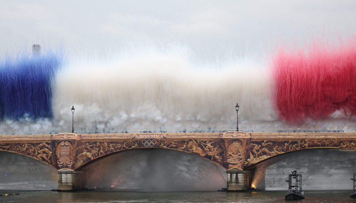 Paris 2024 Olympics spectacle on the Seine, show in the opening