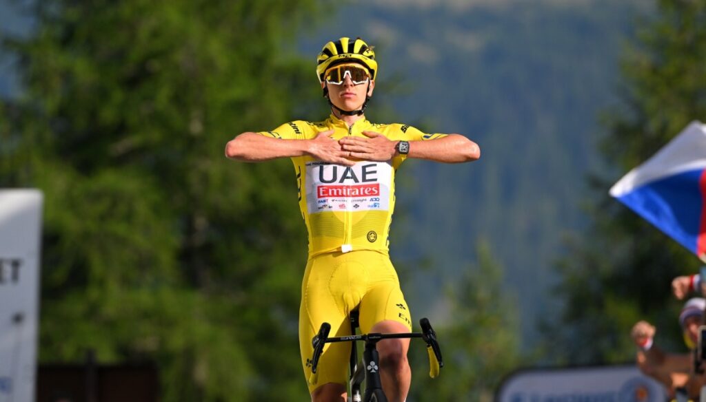 Tour de France, Tadej Pogacar's joy: 