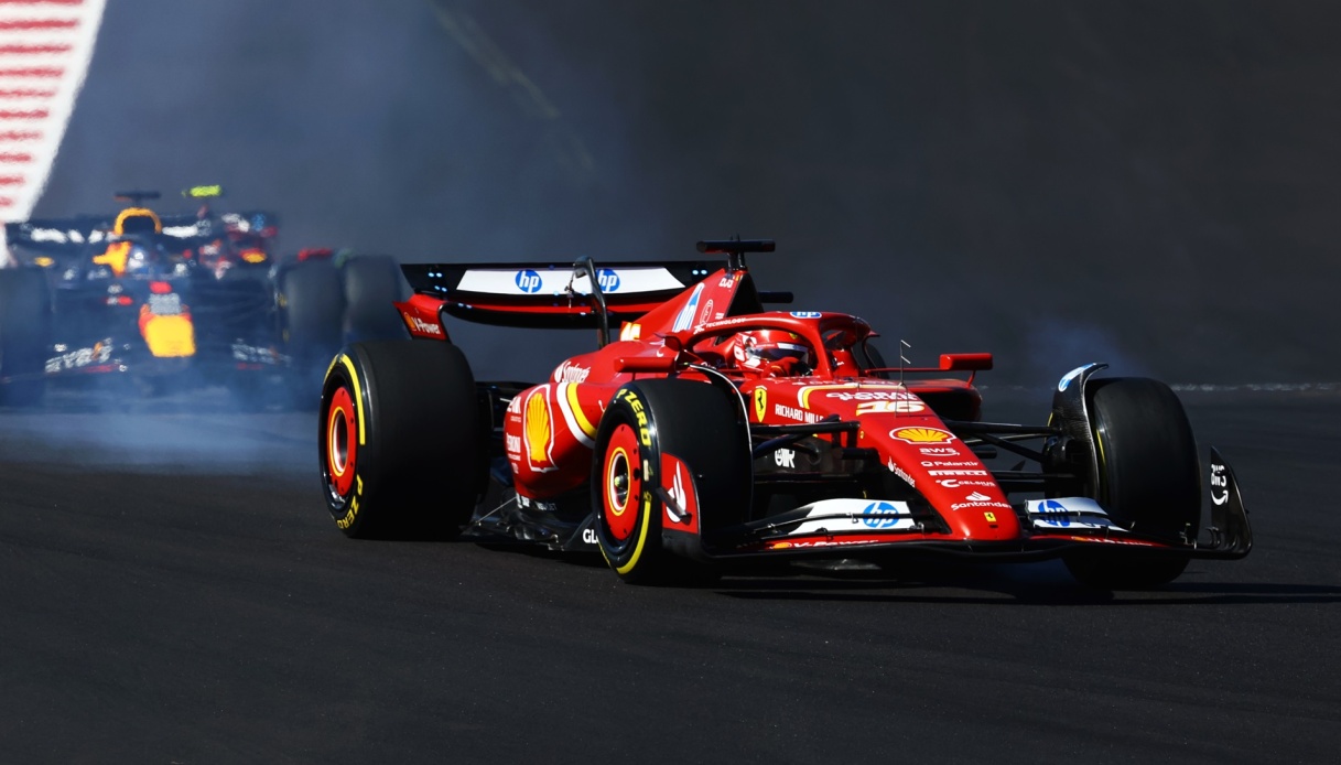 F1 GP Austin Ferrari's triumphant Super Leclerc, Verstappen