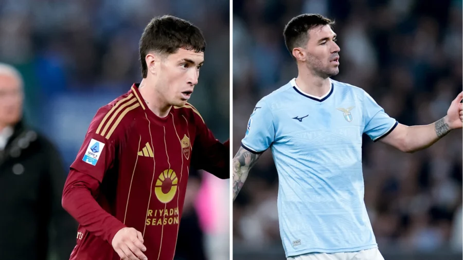 Soulé responds to Romagnoli: derby between Lazio and Roma ends in a draw