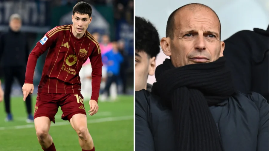 Roma, Matias Soulé winks at Massimiliano Allegri