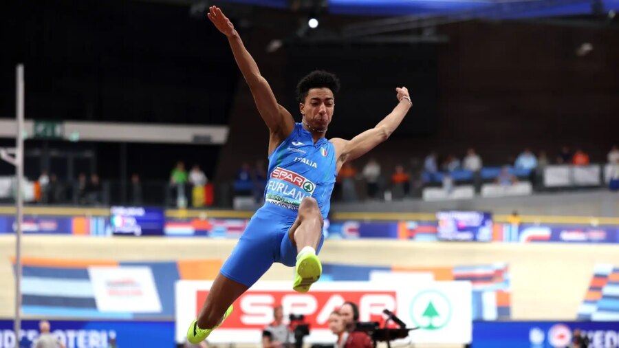 Leonardo Fabbri and Mattia Furlani in Diamond League final