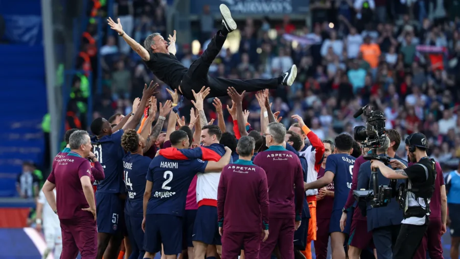 Paris Saint-Germain champion of France for the 13th time
