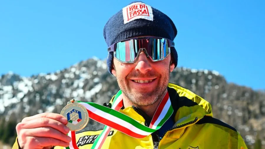 In his last race Stefano Gross wins Italian slalom title