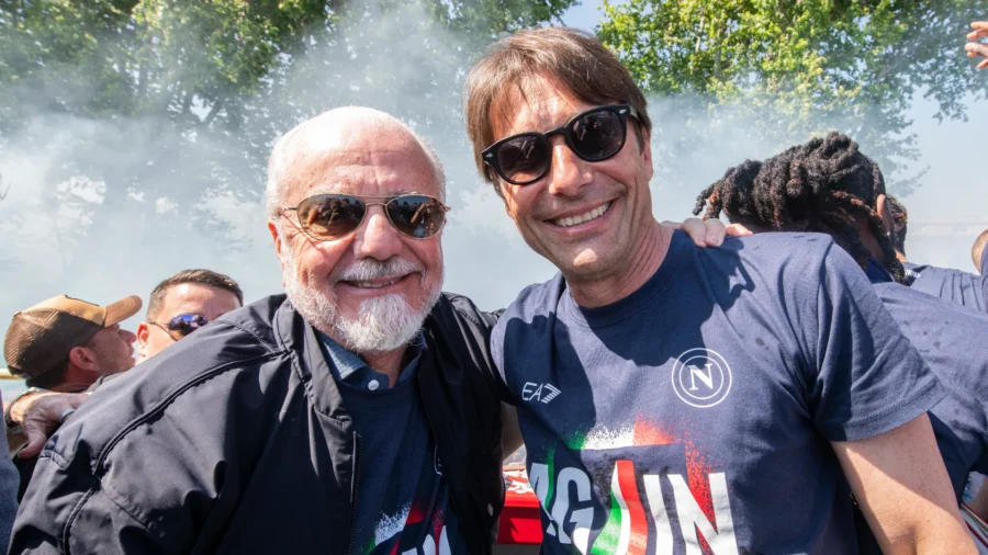 Antonio Conte is leaving Napoli? Aurelio De Laurentiis’ flat denial.