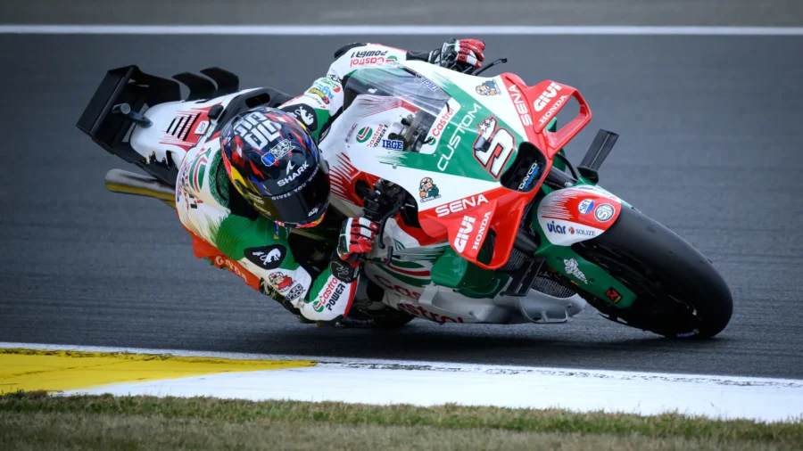 Out of the chaos of Le Mans springs Johann Zarco, still down Pecco Bagnaia