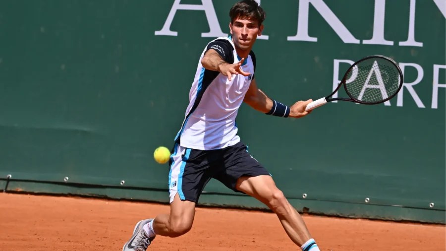 Roland Garros, Matteo Gigante in the second round