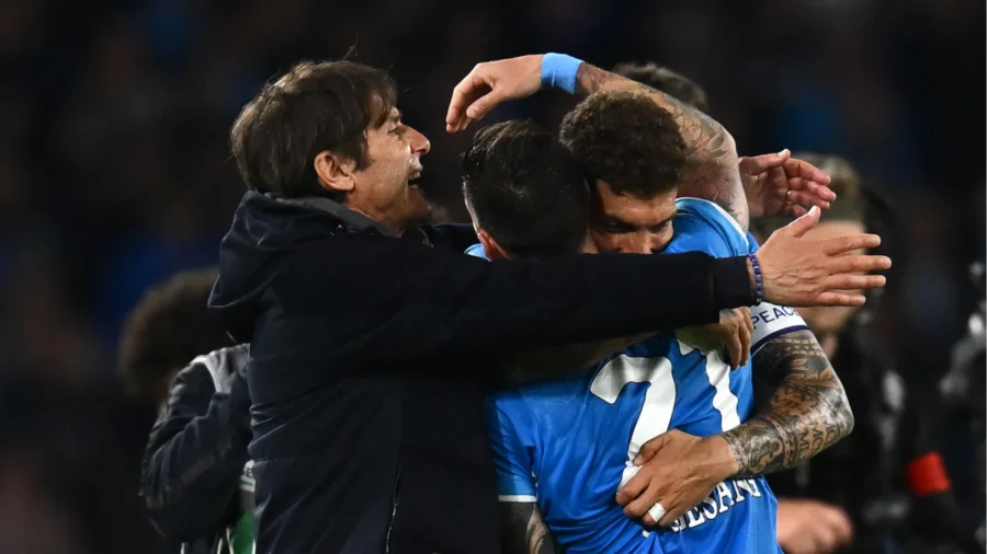 Scudetto Napoli, Giovanni Di Lorenzo thanks Antonio Conte