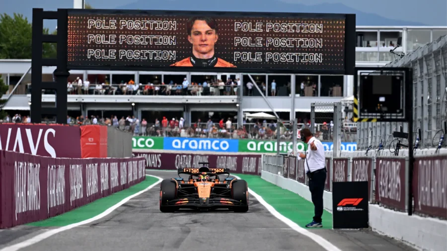 F1, Spanish GP, McLaren one-two: Piastri pole ahead of Norris