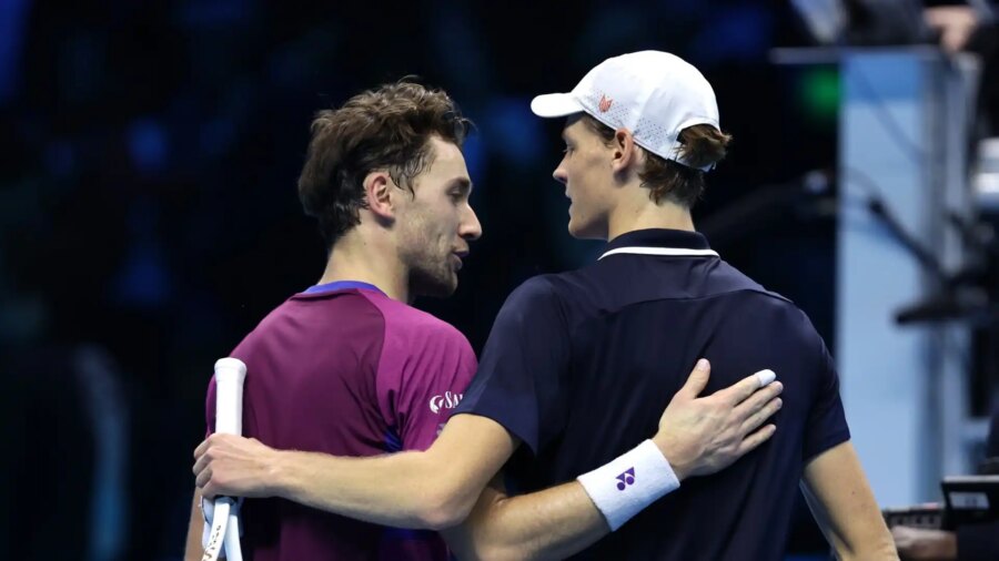 Casper Ruud spends honeyed words for Jannik Sinner