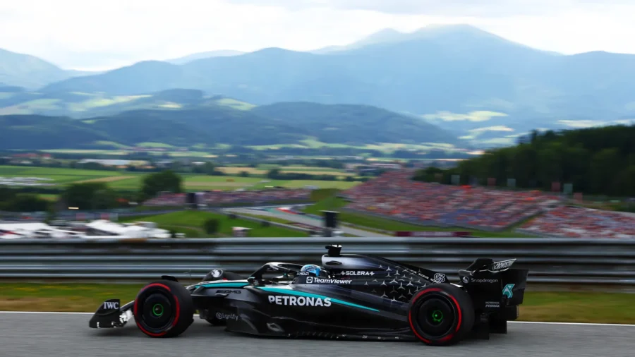 GP d&apos;Austria, George Russell the fastest in first free practice