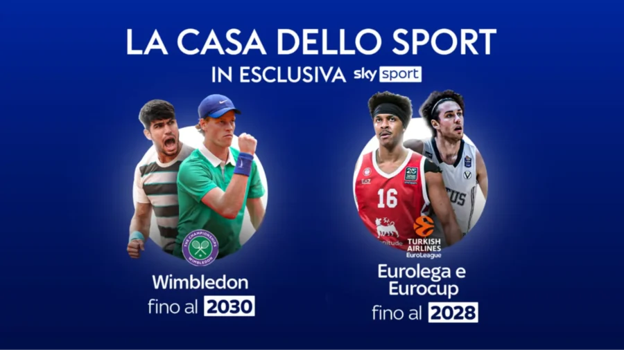 Wimbledon, Euroleague and EuroCup remain on Sky Sports