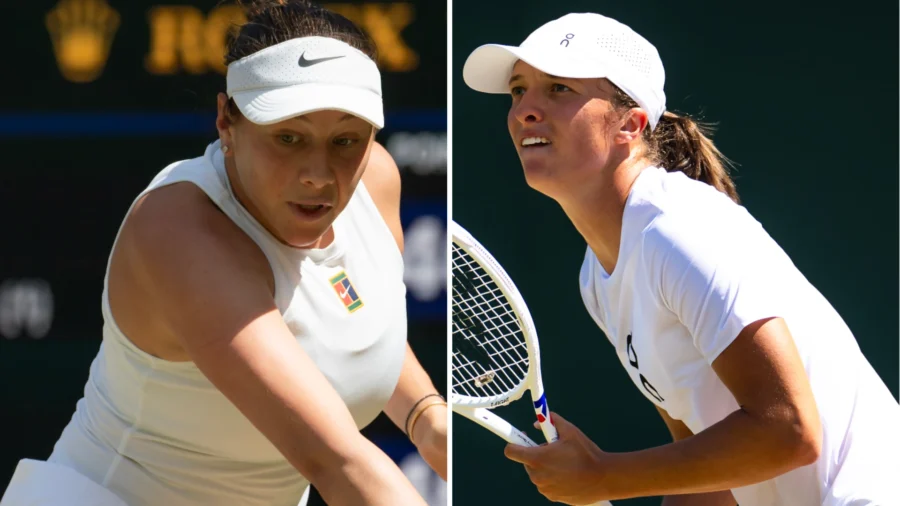 When Amanda Anisimova and Iga Swiatek play in the final at Wimbledon.