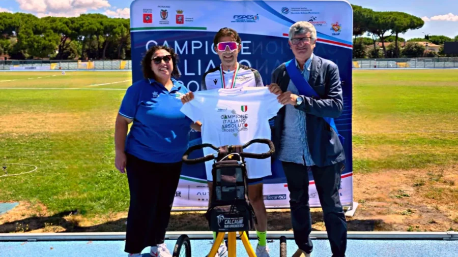 Carlo Calcagni is Italian champion: "Sport is rebirth, I chose to live"