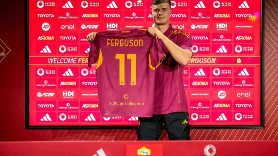 Evan Ferguson, Roma formalizes arrival of its first Irishman