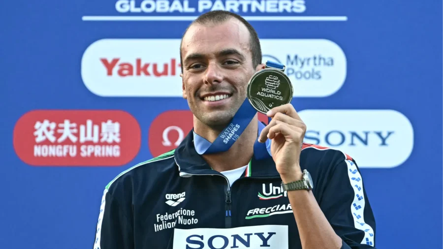 World Championships, Gregorio Paltrinieri forfeits for tank races