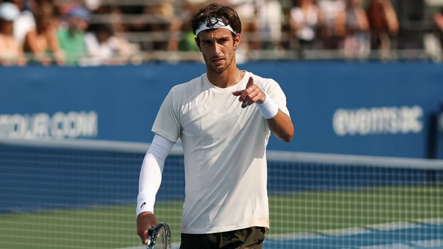 Lorenzo Musetti has lifted a weight off his shoulders