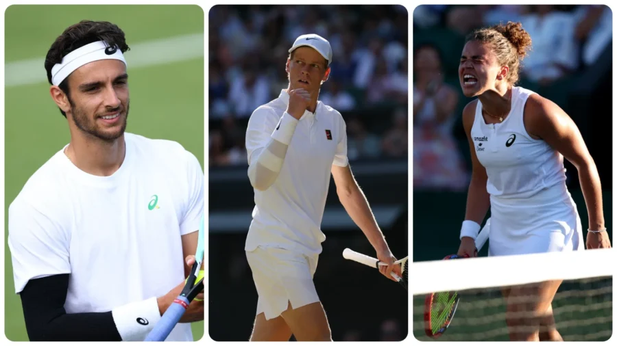 Jannik Sinner, Lorenzo Musetti and Jasmine Paolini lost their words.