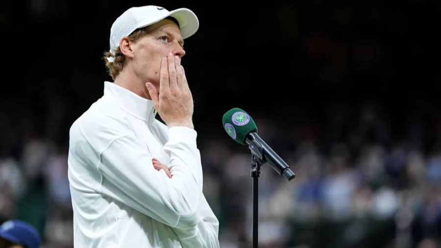 Jannik Sinner does not celebrate qualifying for Wimbledon quarterfinals
