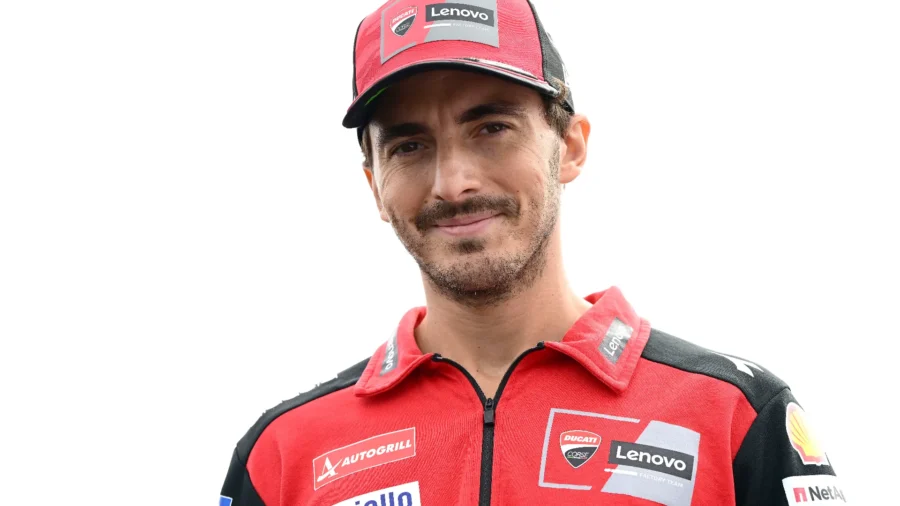 Ducati, Pecco Bagnaia throws a laugh.