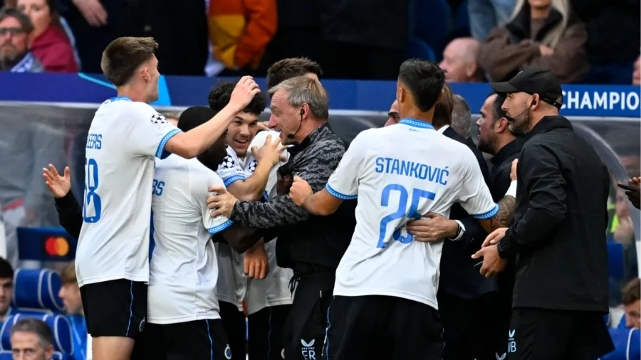 Champions League playoffs: Brugge strike in Glasgow, Red Star and Ferencvaros knockout