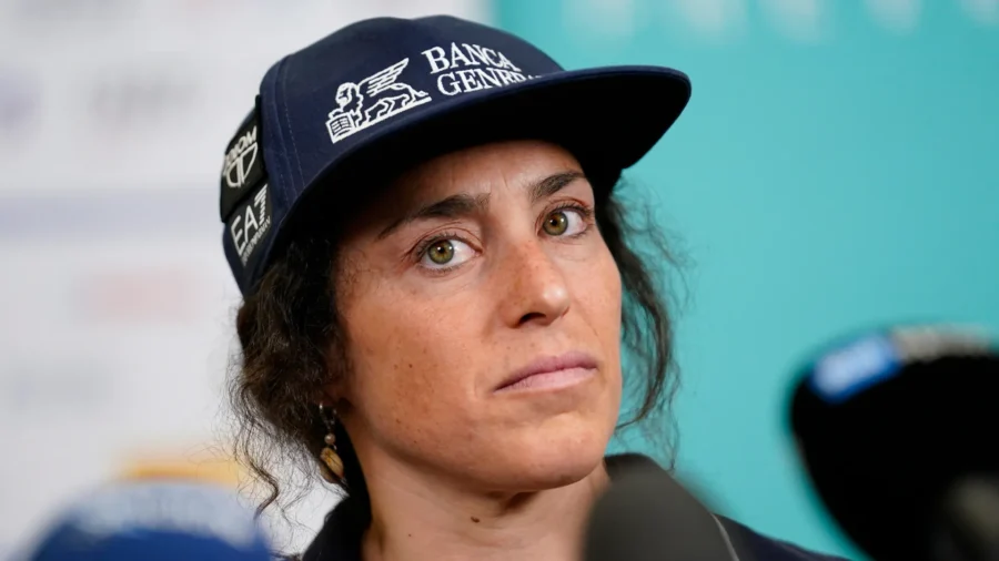 Federica Brignone brakes after promising return to skiing