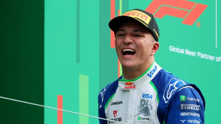 Who is Isack Hadjar, third in the Dutch GP. His words of joy
