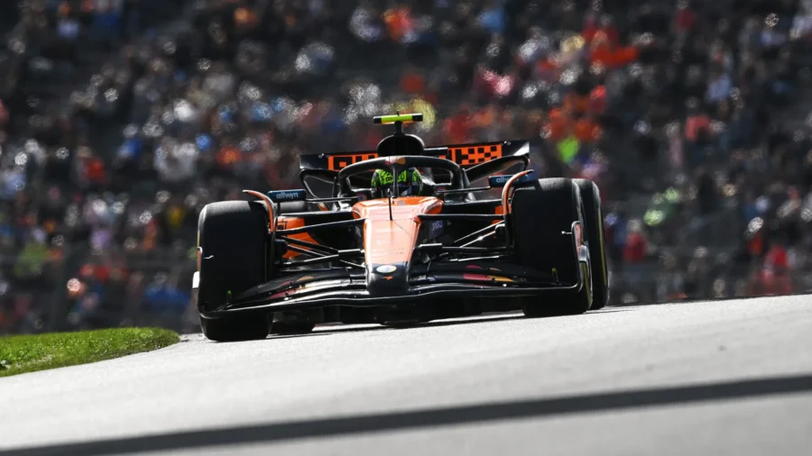 F1: Lando Norris shines in Free Practice 2 at Las Vegas, then manhole stops everyone