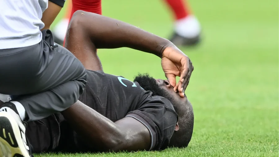Napoli on alert: injury in friendly for Lukaku, his condition