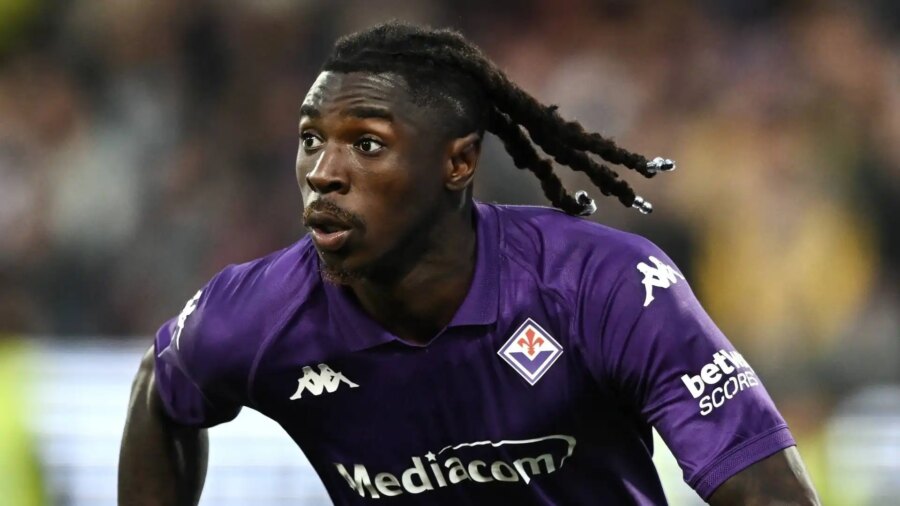 Moise Kean, no Napoli: Fiorentina armors him until 2030
