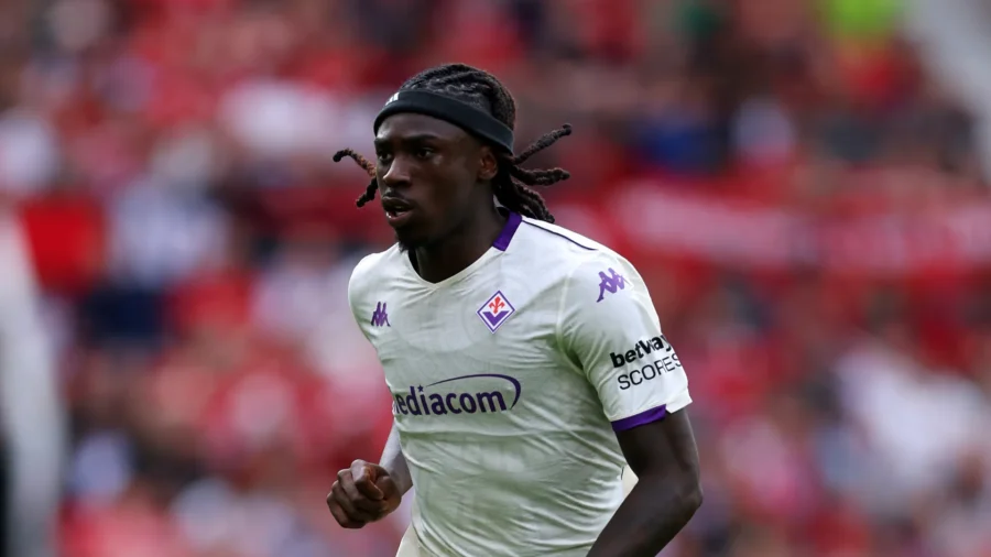 Fiorentina goleada and qualification mortgaged, Kean sent off