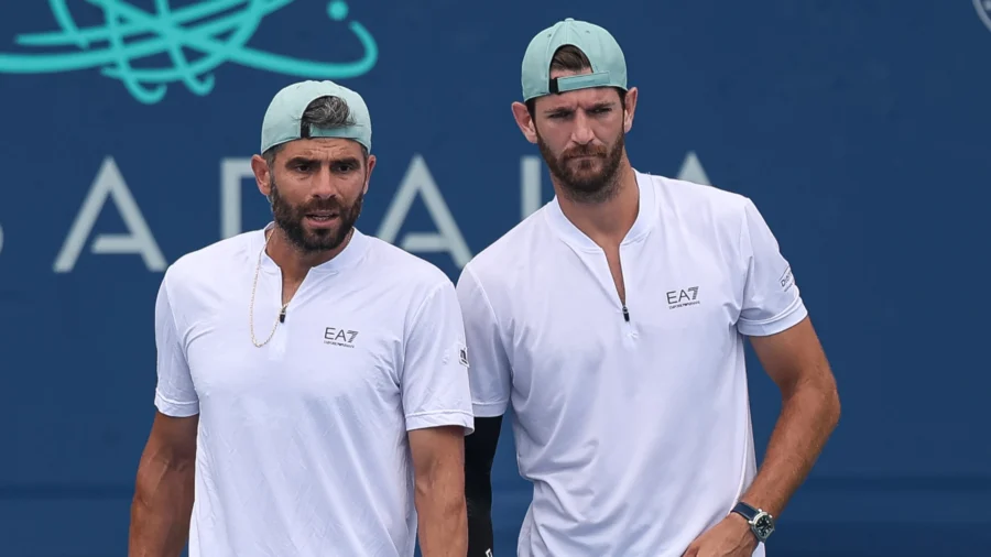 Simone Bolelli and Andrea Vavassori immediately out in Basel
