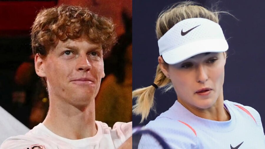 Jannik Sinner and Anna Kalinskaya, surprise couple at Us Open