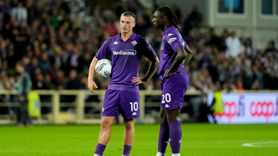 Fiorentina, Albert Gudmundsson and Moise Kean in doubt for Como