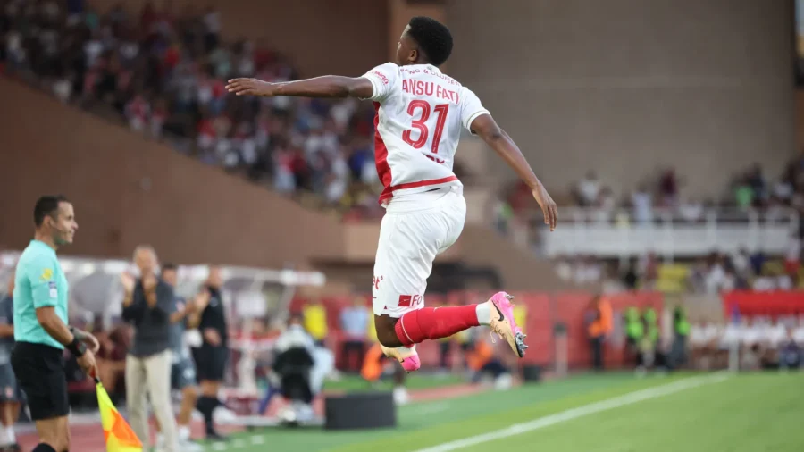 Ansu Fati, three kicks at the crisis: with Monaco, three goals in 72 minutes
