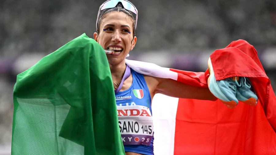 World Athletics Championships, first Italian joy: Antonella Palmisano silver in 35km march