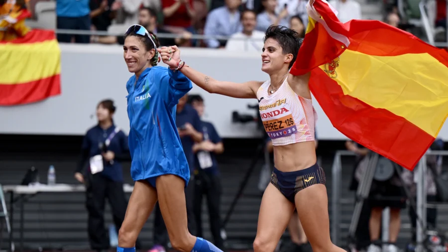 Antonella Palmisano retires in the 20 km march: the beautiful gesture of winner Maria Perez